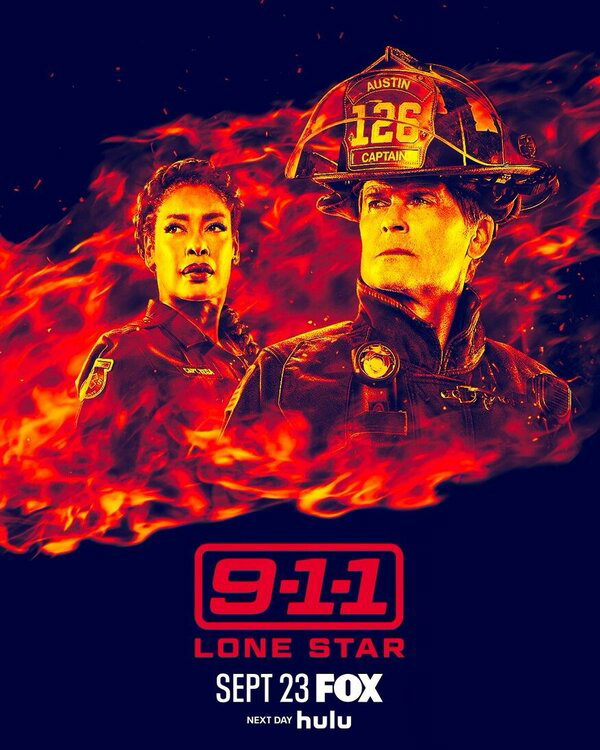 911: Одинокая звезда постер - смотреть онлайн